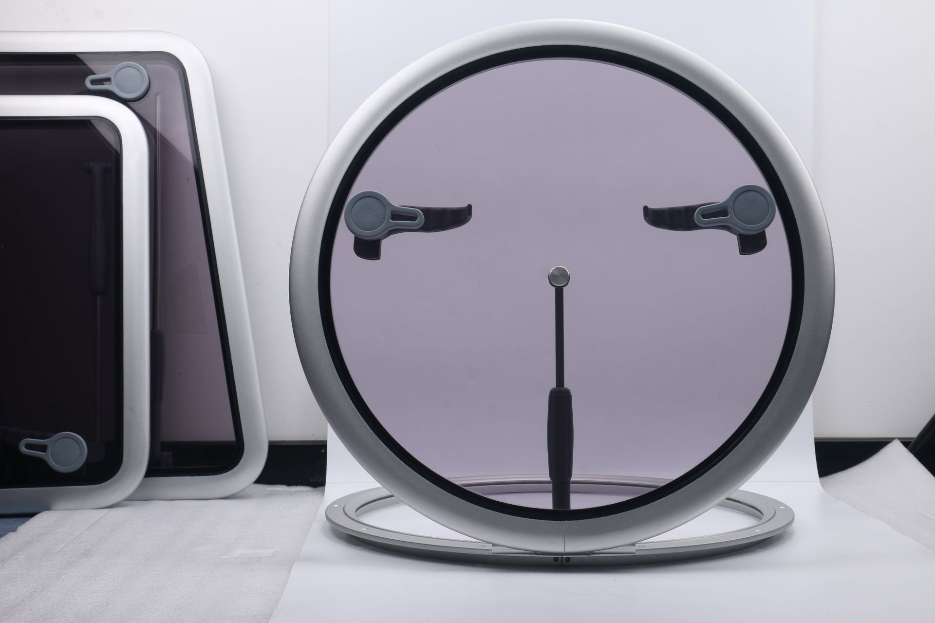 Round Porthole Aluminum Alloy Porthole Multi-Specification Acrylic Glass Marine Yacht Rv Porthole Skylight Accessories
