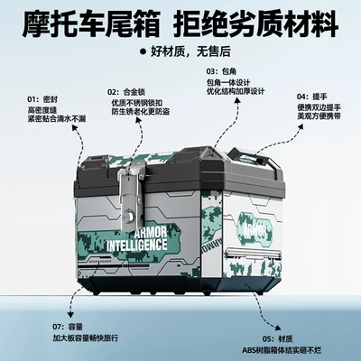 Personalized Electric Vehicle Storage Trunk: Motorcycle trunk