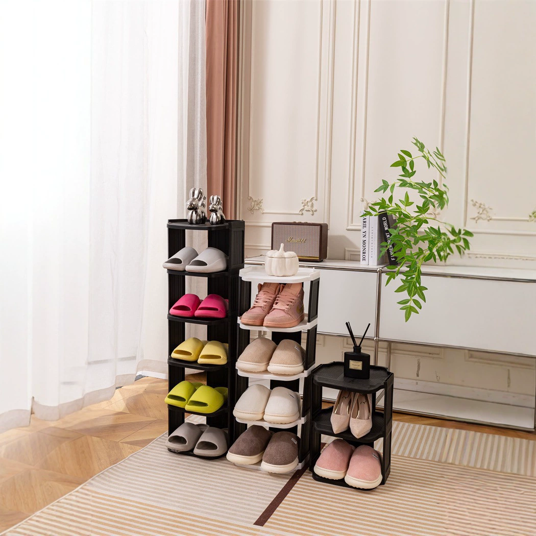 Складная встроенная полка для обуви, экономящая место для хранения обуви в общежитии, складной шкаф для хранения обуви, артефакт для хранения обуви