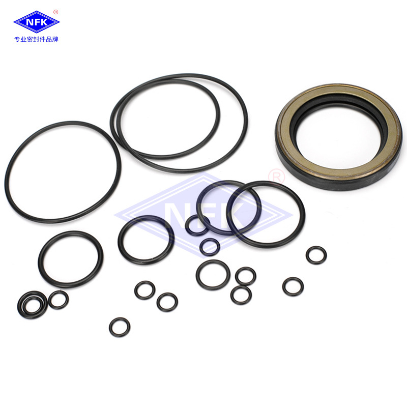 HPV145F挖掘机液压泵猪仔泵耐高压骨架油封丁腈橡胶密封圈修理包