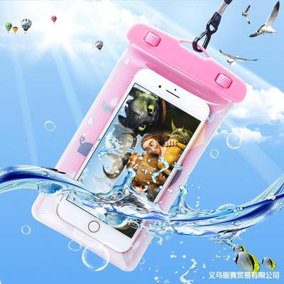 3 2165 mobile phone Waterproof bag Cartoon animal PVC transparent seal up Waterproof bag drift camera waterproof Mobile phone set