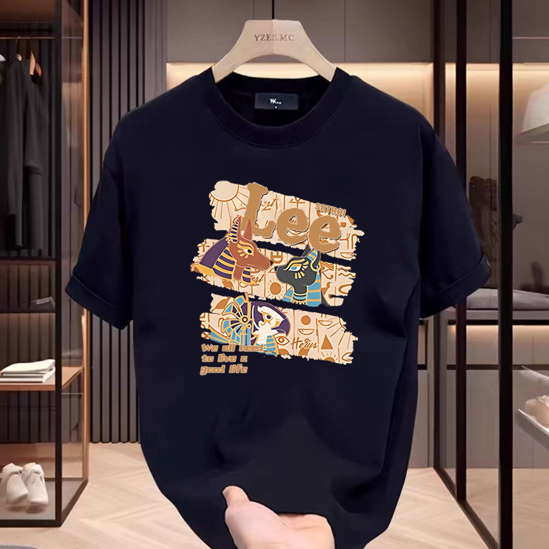 【90% offゾーン】公式提携丨ショッピングモール同スタイル丨厚手半袖Tシャツ丨カップルトップス|undefined