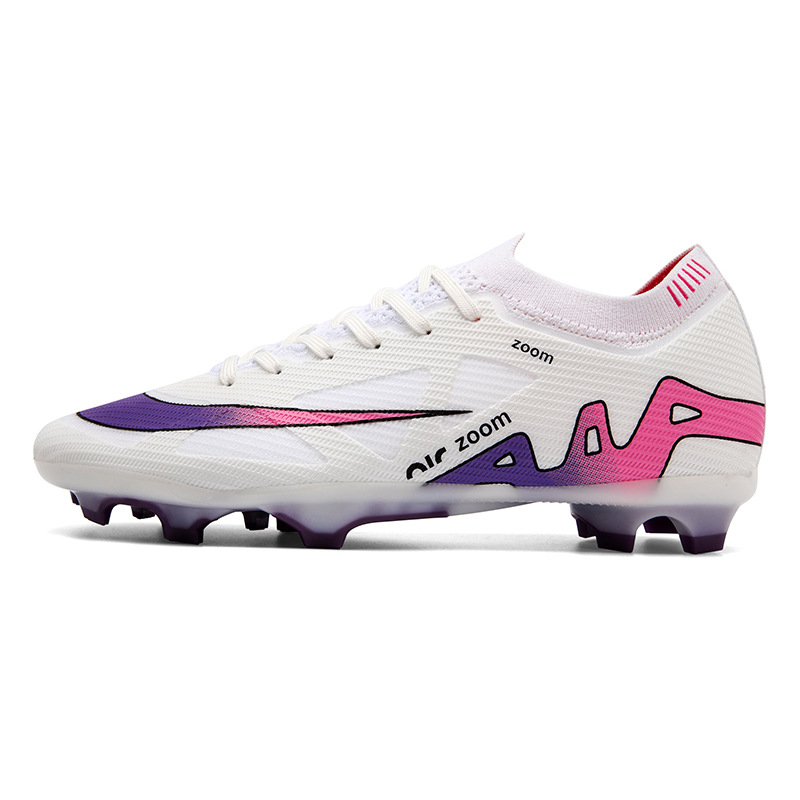 2025 nuevos zapatos de entrenamiento de clavos largos para hombres y mujeres zapatos de fútbol juveniles zapatos de fútbol estudiantes fábrica directa
