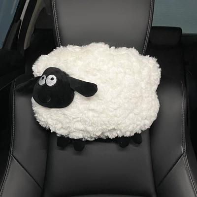Car Seat Cushion Set, Headrest - net-red-sheep-headrest-single