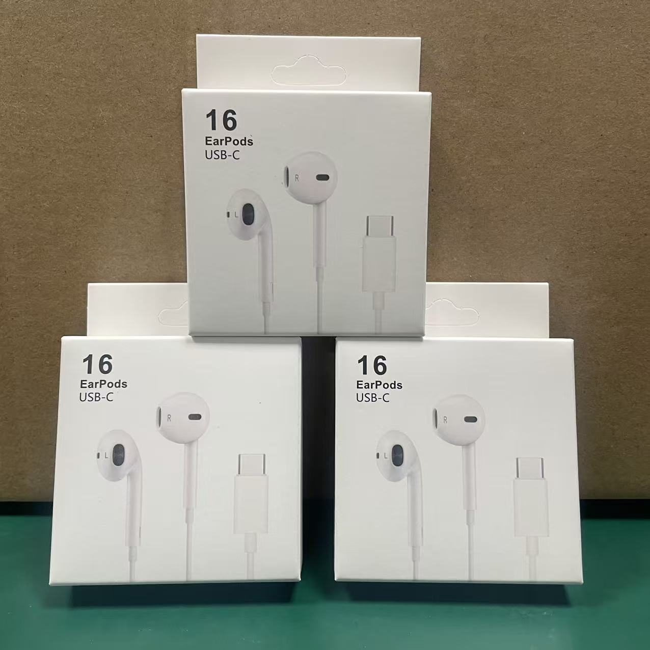 現貨適用蘋果16有線耳機iPhone16 Type-C接口通用入耳式 線控耳機 3