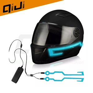 Luminous Helmet Patch Motorcycle Night Light LED Helmet Light Strip