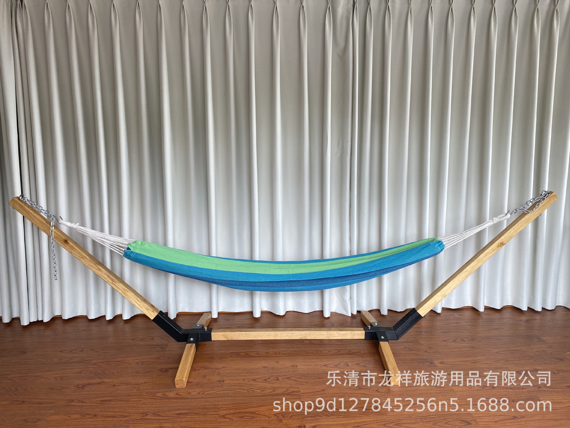 200*100cm 파란색과 녹색 스트립