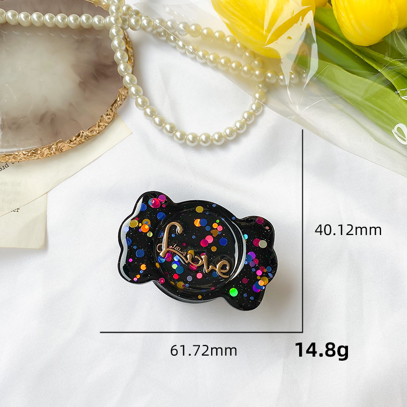 Epoxy stand-love candy-black