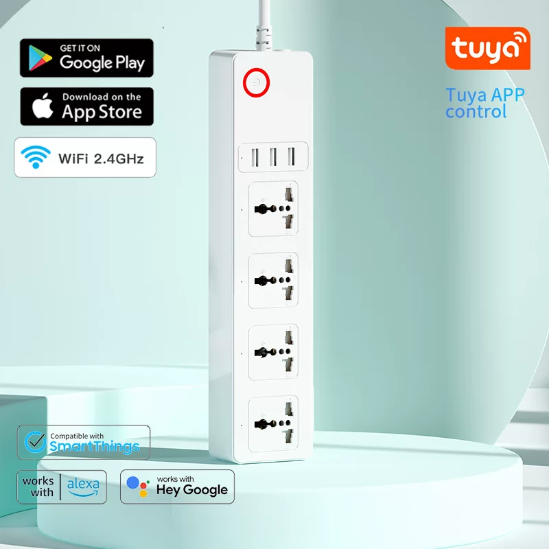 Multi-plug plug-in board; Doodle WIFI plug-in European standard intelligent remote switch plug-in European standard US standard universal socket