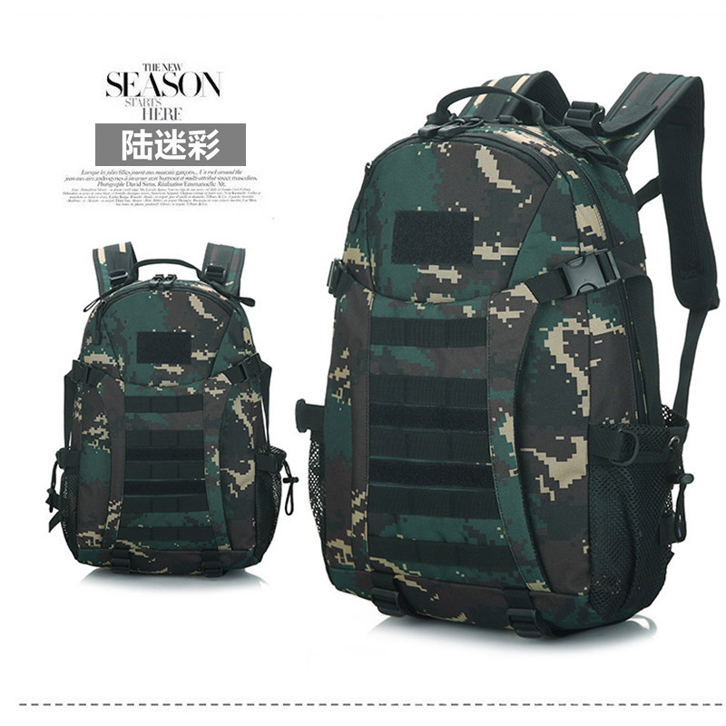 Venta caliente transfronteriza mochila táctica al aire libre camuflaje senderismo montañismo ciclismo mochila de gran capacidad nueva mochila de rana