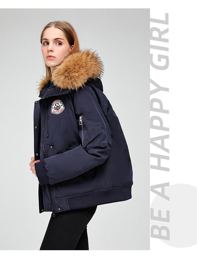 Wasserabweisende Pufferjacke für Herren/Damen – Wintermantel mit Kapuze und abnehmbarem Waschbärpelzbesatz (S-XXL) – Skifahren & Pendeln in der Stadt_voghion.com