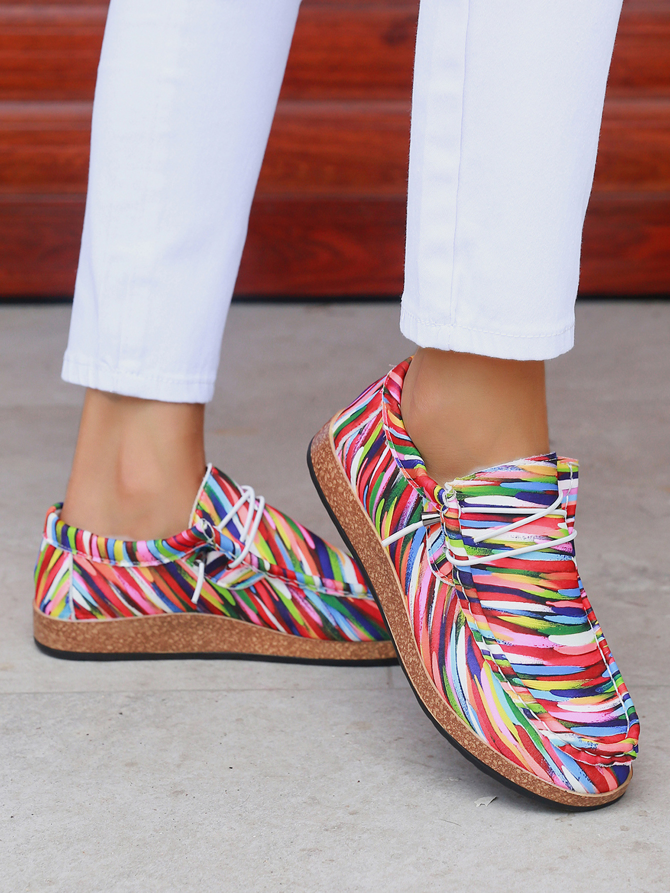 2024 new plus size board independent day color single one foot lazy shoes, canvas shoes_voghion.com