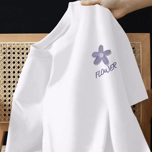 Clearance Sale: Special Counter Clearance Items~ New Summer Short Sleeve T-Shirts for Men and Women, Korean Style Cartoon Print, White Short Sleeve