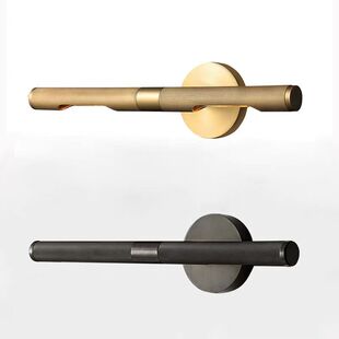 Cross-border new products all copper handmade concave personality flashlight pattern brass mirror headlight wall lamp model room American lamp
