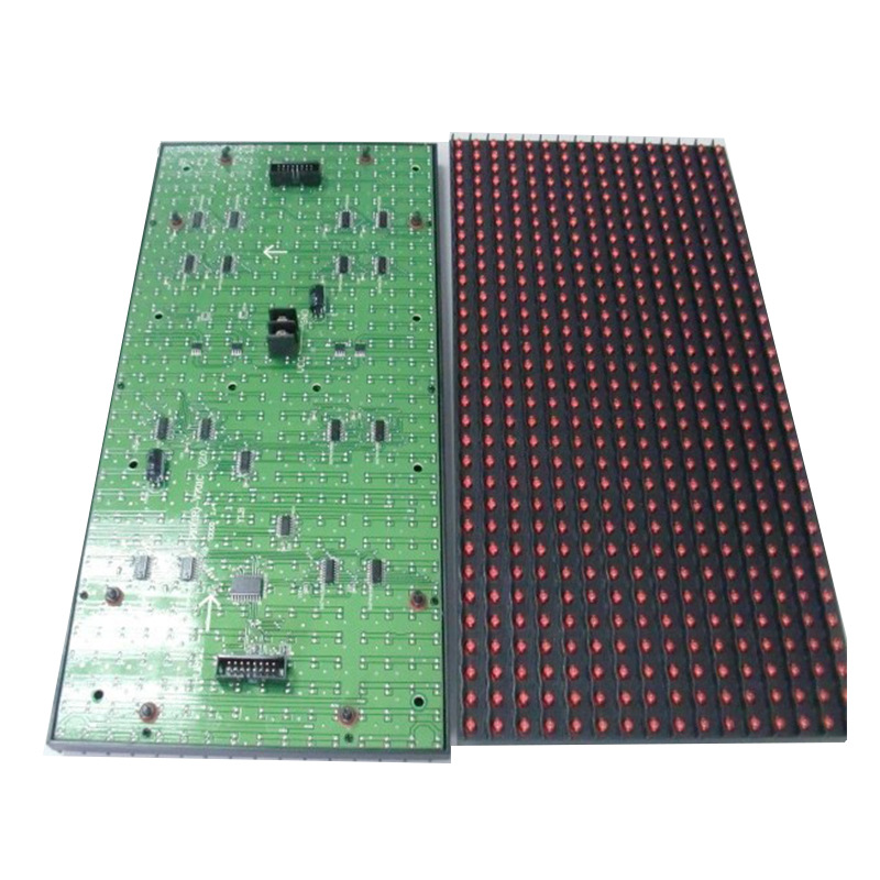 fr-4喷锡玻纤沉金led显示屏半成品厂家直销 LED电路板 双面pcba