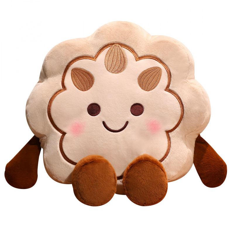 Caricatura lindo pastel de luna genio almohada juguete de peluche fresas cinco granos pastel de luna pequeño colgante muñeca regalo del Festival del Medio Otoño