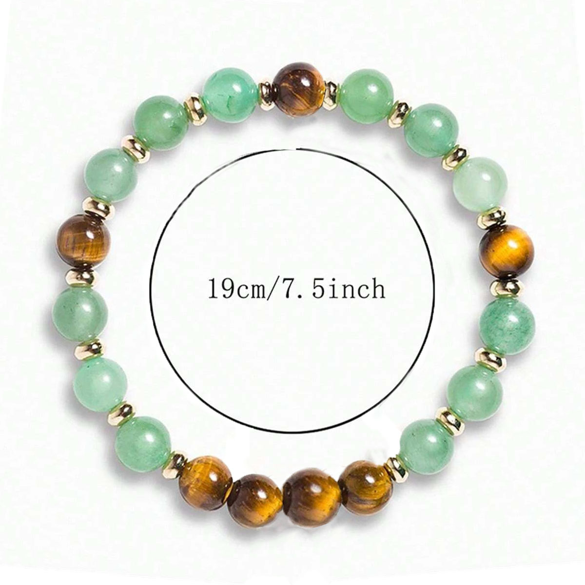 Tiger eye green aventurine