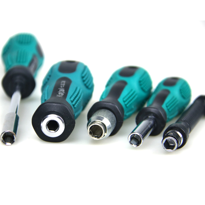 Mango de cabezal de lote de destornillador Adaptador de varilla de 6.35mm Manguito multiusos Cabeza de lote de aire 1/4 Conexión fuerte magnética autocebante