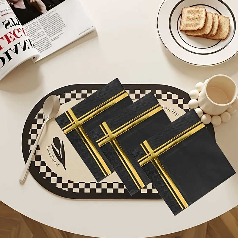 スポットディスコディスコナプキンパーティーダンスホールホットシルバーボールホリデーデコレーション食器レトロペーパースクエアナプキン|undefined