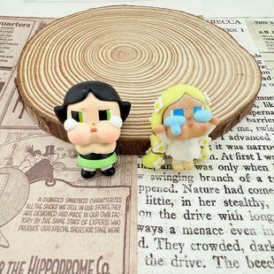 Flying Policewoman Series Crying Baby Cute Baby Modified Baby Figure Ornament Bubble Mart Blind Box Toy DIY Pendant Accessories