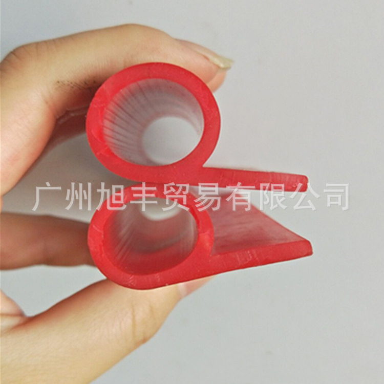 耐高温硅胶9字密封条 硅胶P型密封条 无毒硅胶9字条 烤箱密封条