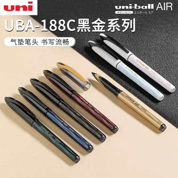 Uni Mitsubishi Black Technology Signature Pen Uba-188 Black Gold Storm Retro New Color Office Business Signature Pen Customization