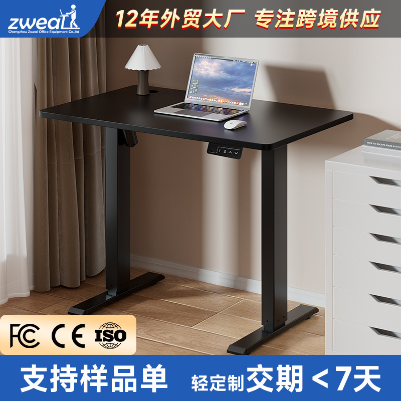 Smart Standing Desk, Adjustable Height Office Desk, Small Home Use, Compact Computer Desk, Height-Adjustable Electric Desk
