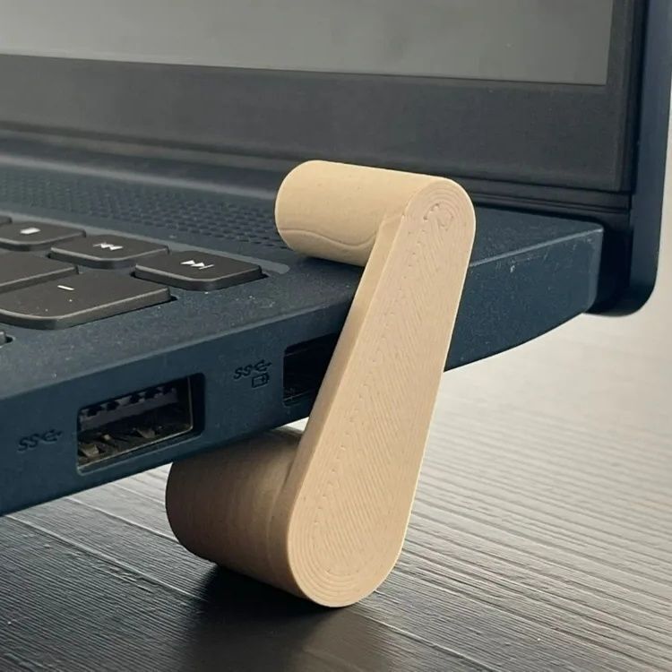 Laptop Stand for Convenient Ventilation and Cooling, Minimalist Style, Portable and Easy to Store on Desktop