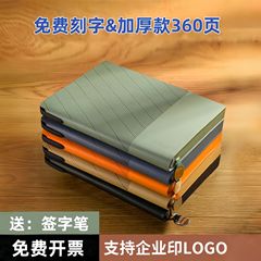 ソフトレザーツイルノートブックカスタムロゴビジネスメモ帳オフィス会議記録ブックギフトボックスセット卸売