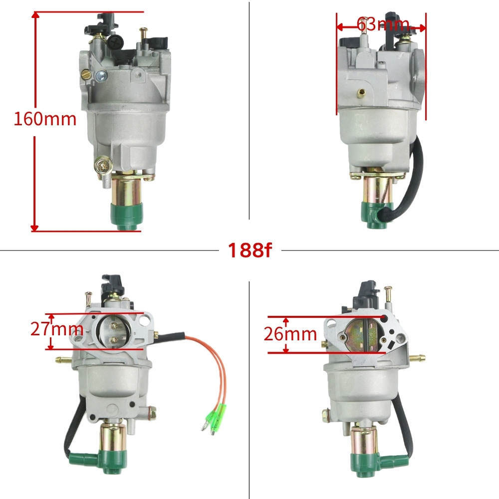 Gx390 Gx270 5Kw 13Hp Gx340 11Hp 182F188F Manual Air Door Generator Carburetor