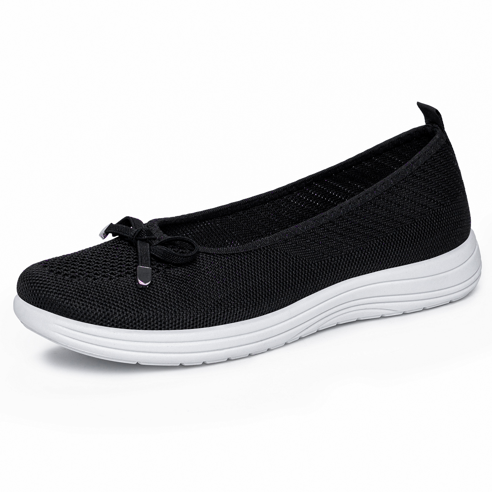 Zapatos de mujer primavera nuevos zapatos casuales superficiales un pie de zapatos de tela ligero y cómodo zapatos de malla al aire libre zapatos de tela