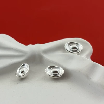 Zərgərlik ara hissələri pure silver 3D craft loose beads