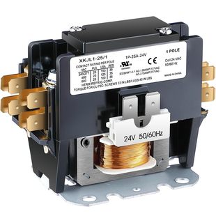 Dreyoo Carrier Hvac Motor Contactor, 24V 25 Amp Coil 1 Pole Replacement Relay