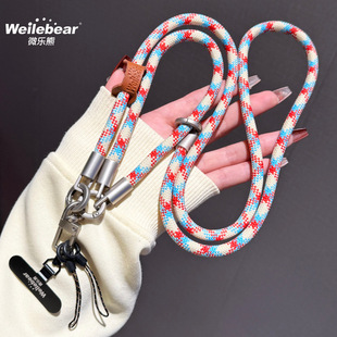 Japanese Phone Lanyard Neck Strap Crossbody Wearable Universal Pad Wrist Accessory Anti-Loss Phone Case with Hanging Chain