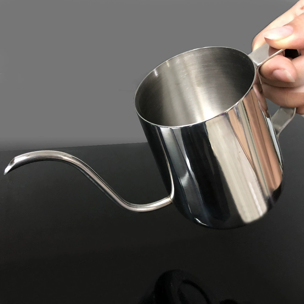 Заводская обработка из нержавеющей стали Висячие уши кофе ручной заварочный горшок Ручная заварочная чашка тонкий горшок капельного типа длинный рот ручная стирка