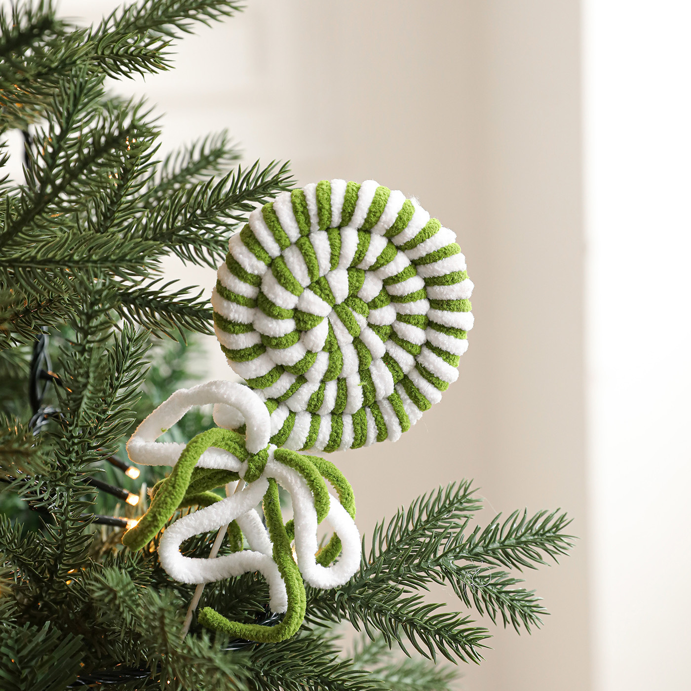 Nuevos dulces de espuma Lollipop peluche pincha decoración de Navidad decoración de árbol de Navidad arreglos de flores festivos