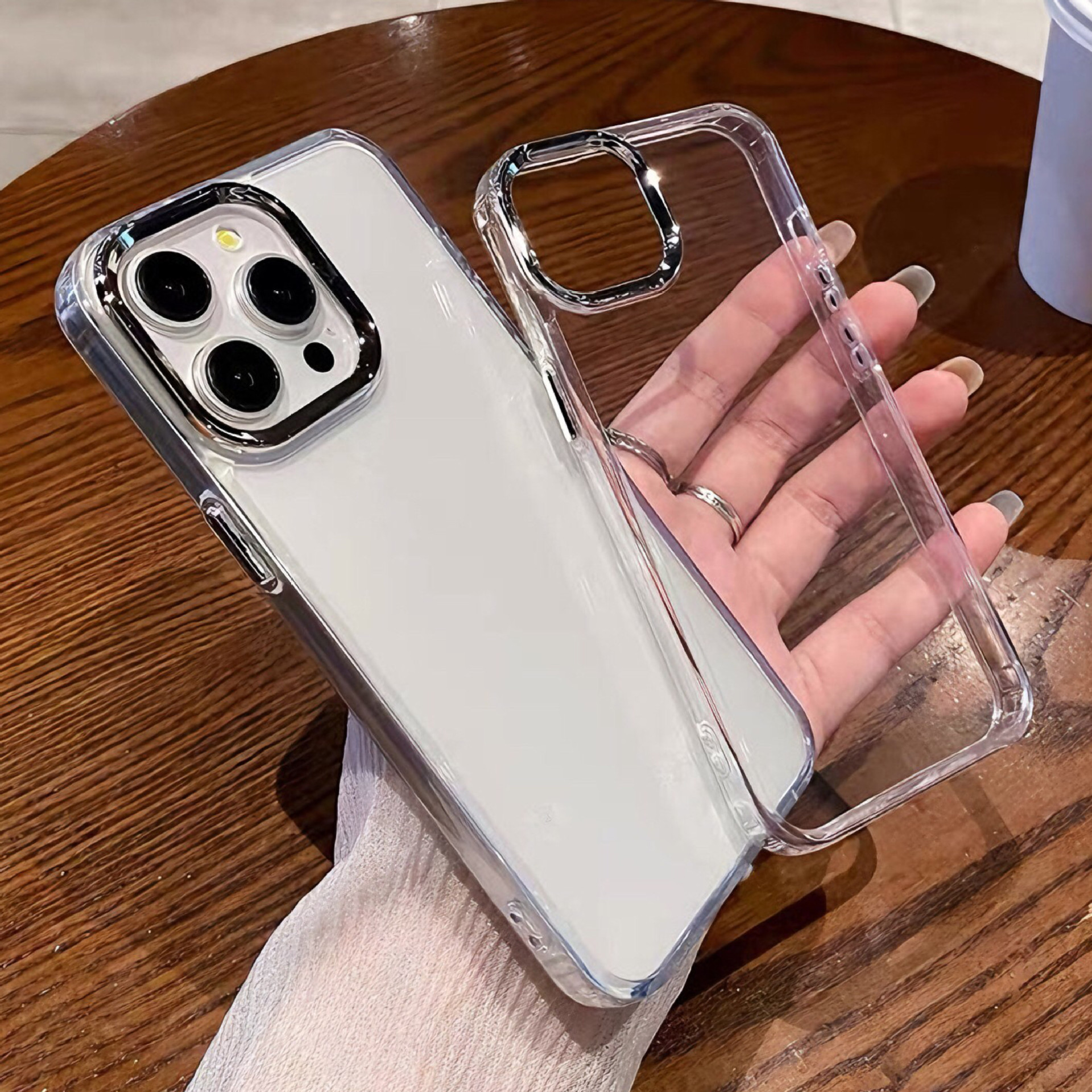 跨境适用OPPO A5pro手机壳电镀镜头框F29/F29pro透明RENO12F软A3X