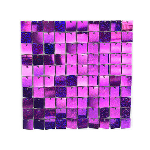 Laser Sparkle Wind Board with Clear Base, Square Wind Board for Christmas Party Stage Background