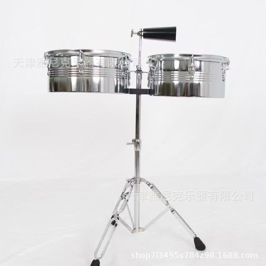Suministro de instrumentos de percusión tambor tambor latino tambor práctica de juego estante galvanizado tambor tambor tambor al por mayor