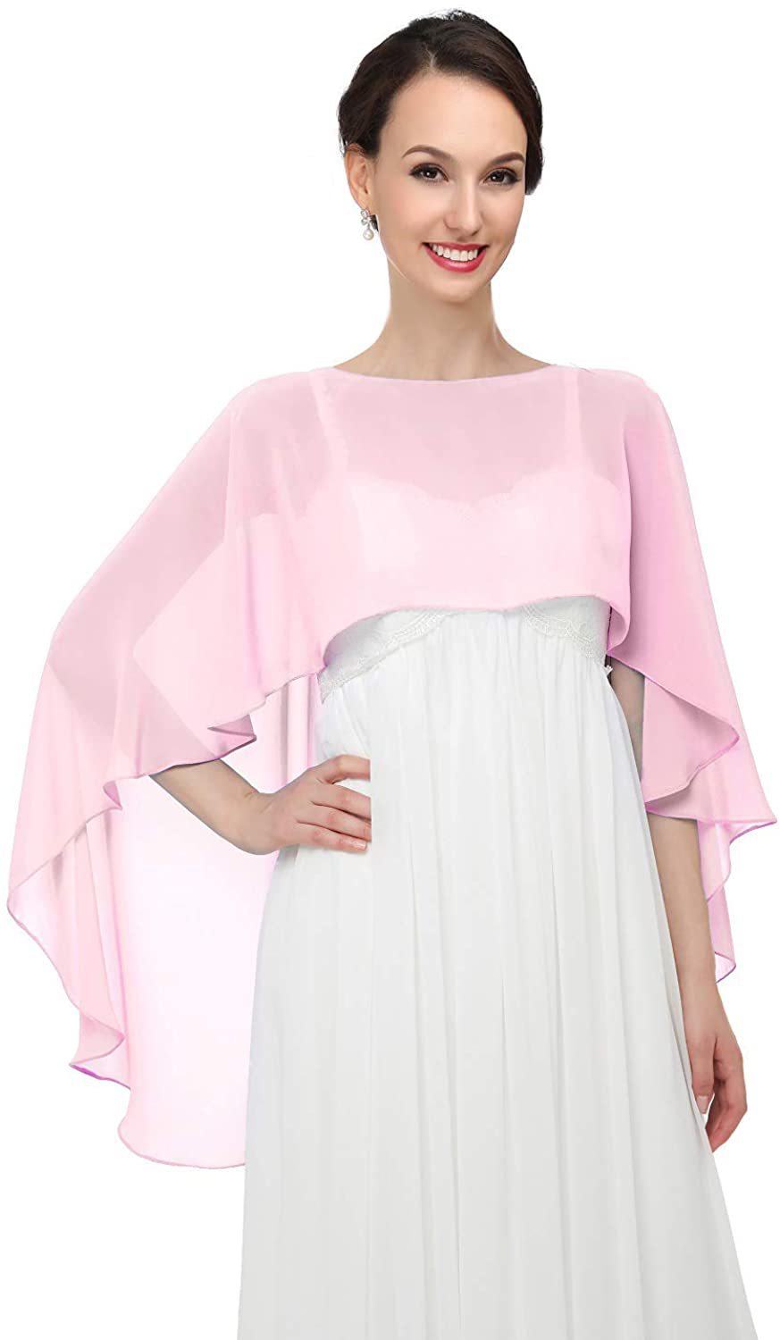 100g Weight Shawl Classification Daily, Street Occasion Chiffon Material Solid Color Pattern Summer, Spring, Autumn Season Women's Gender Streetwear Style Women's Streetwear Solid Color Chiffon Shawl 13