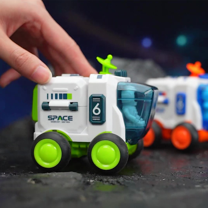 Simulación creativa inercial espacio universo detector de inicio de sesión estación espacial astronauta modelo regalo de juguete para niños