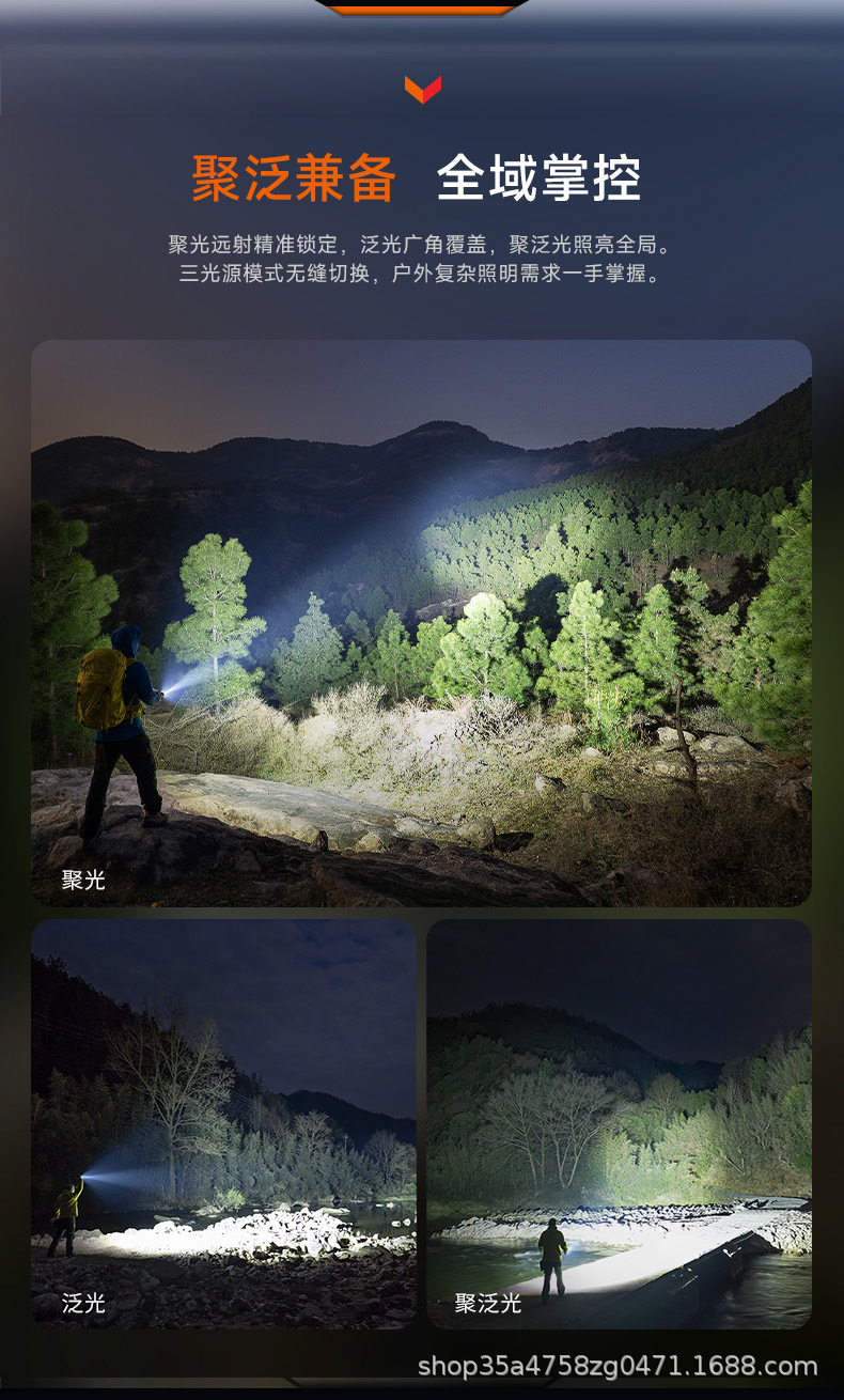 Fenix C16: A powerful, ultra-bright outdoor flashlight with 6000 lumens, long-range beam, fast charging, and multiple functions