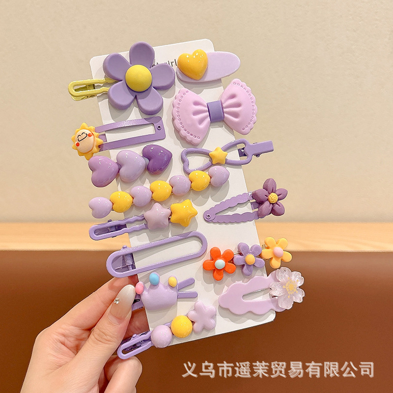 多巴胺儿童发夹女前额刘海夹鸭嘴夹头饰发卡碎发侧边卡子发饰夹子|undefined