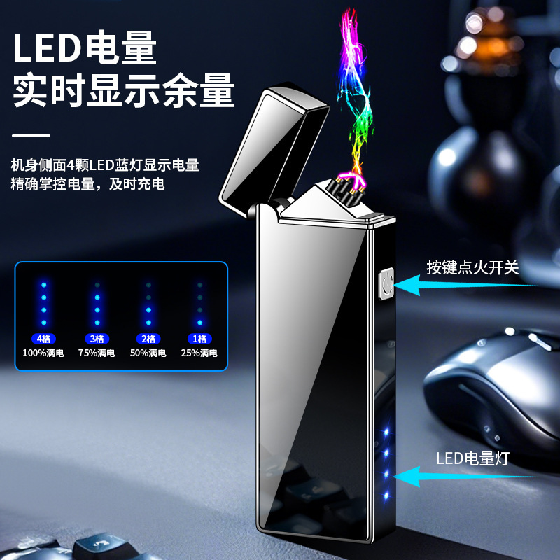 JL338 アークライタースマート防風イグナイターギフトボックス包装シガーライター USB 充電式ライター|undefined