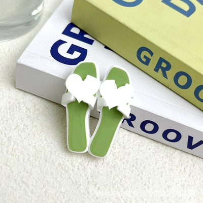 Car Perfume Aromatherapy, Popular car air freshener, realistic - fresh-green-slippers