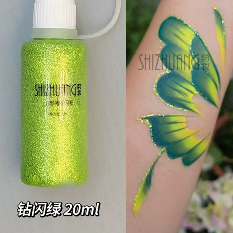 Детиное Painted блестящие ногти sequins для лица для макияжа глаз