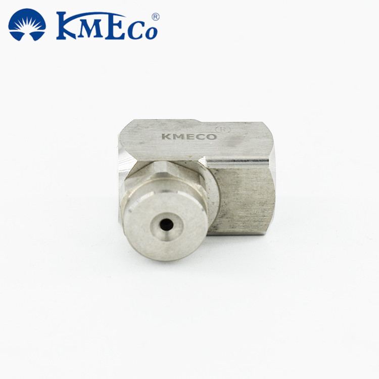 KMECO 实心锥 一体式不锈钢组合式标准fulljet实心锥转角喷雾喷嘴