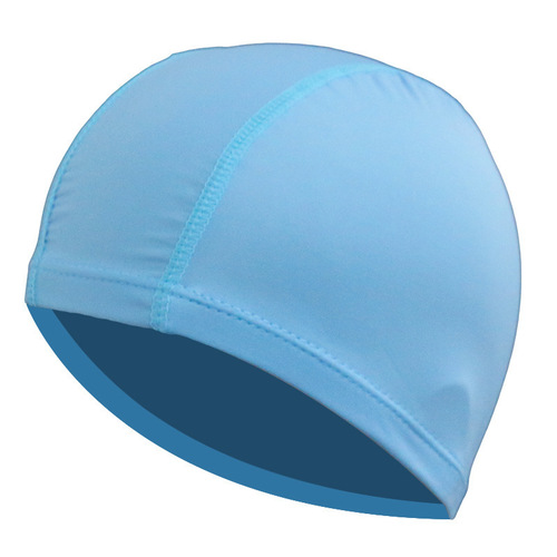 Swimming cap solid color loose swimming cloth swimming pool adult swimming cloth cap long hair swimming cap men and women quick-drying professional