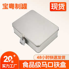密码锁盲盒铁盒食品级马口铁收纳盒学生存钱罐化妆品药名品包装盒