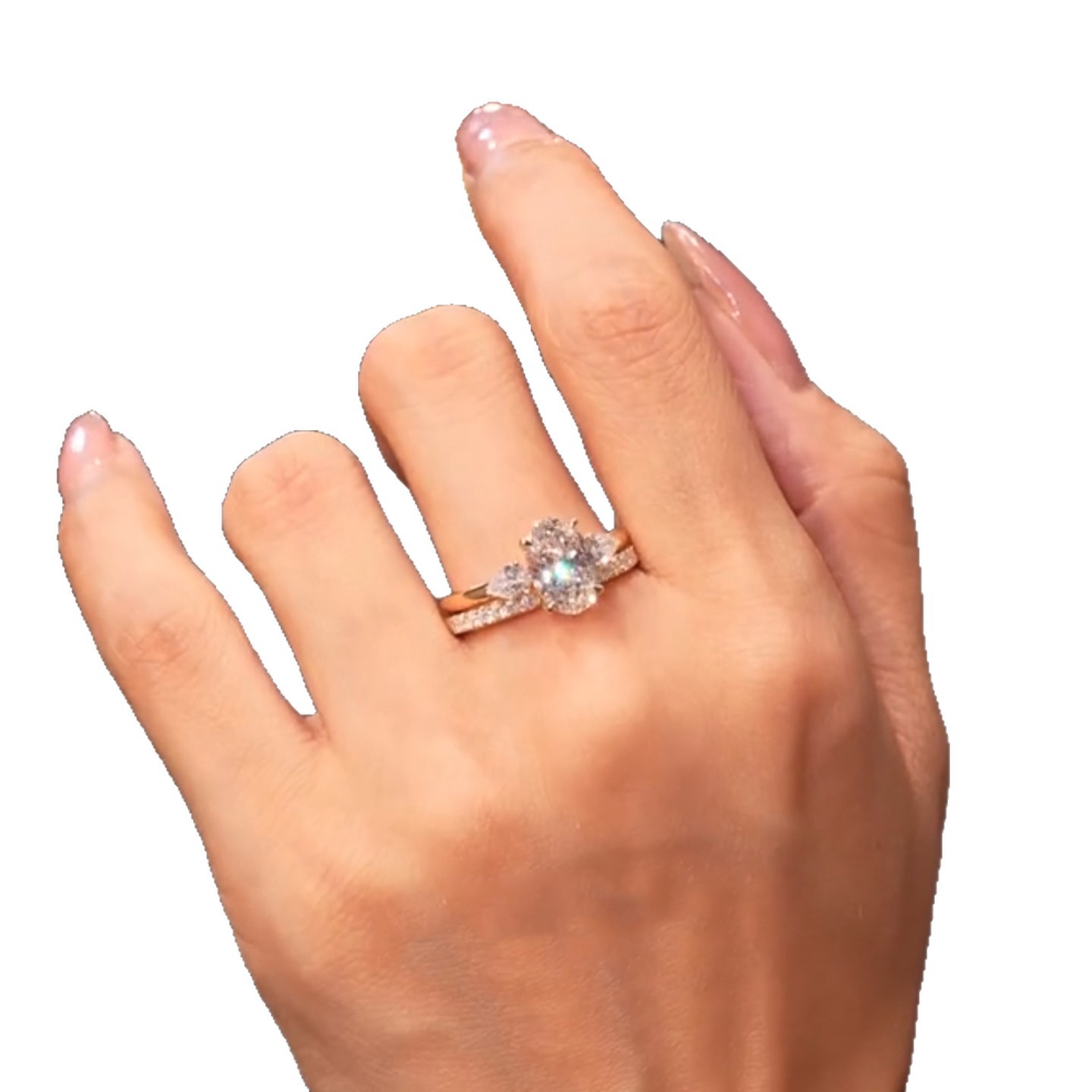 Stapelbare Damenring Sets Mit Zirkonia Im Minimalistischen Stil_voghion.com